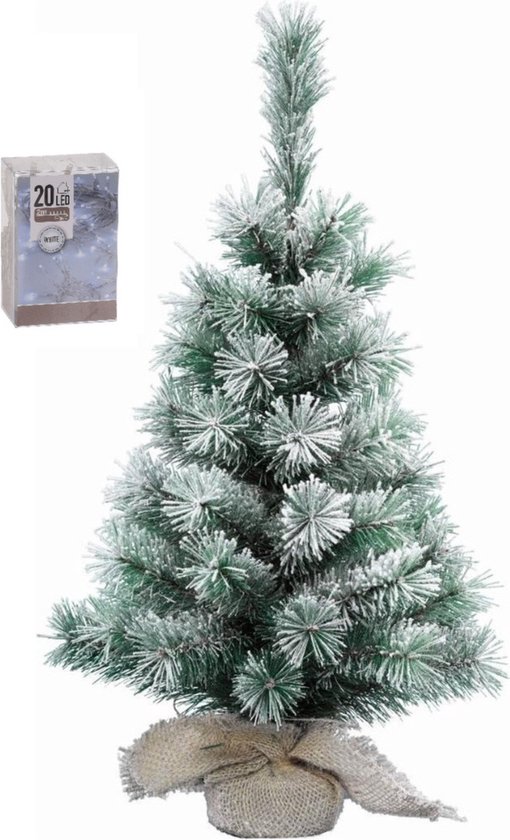 Kunst Kerstboom Besneeuwd 35 cm Helder Wit