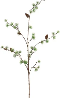 Kunst larikstak naaldboomtak 100 cm groen