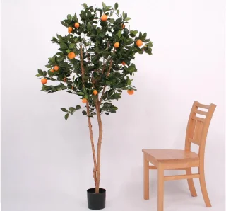 Wat vinden we goed aan de Kunst sinaasappelboom 180 cm - Groen