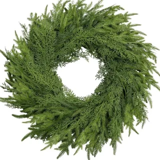 Kunstbessen Kerstkrans 66 cm