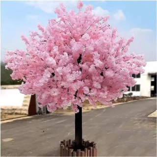 Kunstbloesemboom wensboom - roze - 1,5 x 1 meter