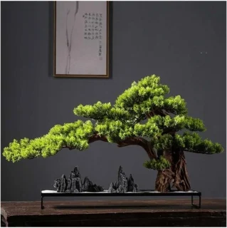 Kunstboom bonsai - 70 x 40 cm - groen