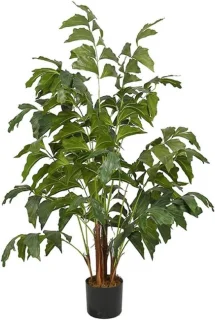 Kunstboom decoratie plant 130 cm groen