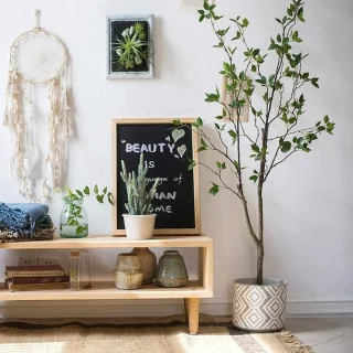 Kunstboom decoratief - nepboom kamerplant - 180cm groen