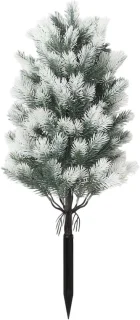 Kunstboom decoratieve plant 55 cm groen