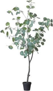 Kunstboom eucalyptus - nep plant - 120 cm - groen