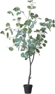 Kunstboom Eucalyptus - nepboom voor in huis - 120 cm groen