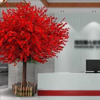 Kunstboom kersenbloesem - nep bloesemboom - 1,2 meter - rood