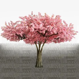Kunstboom kersenbloesem roze
