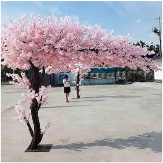Kunstboom kersenbloesem wensboom - 1.5m x 1m - lichtroze