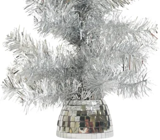 Kunstboom Kerstboom 50 cm Zilver