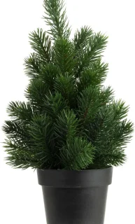 Kunstboom kerstboom groen 22 cm