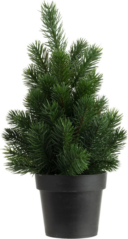 Kunstboom kerstboom groen 22 cm