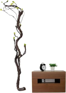 Kunstboom met bladeren - decoratieve plant - 180 cm - groen