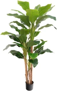 Kunstboom met pot - kunstplant - 180 cm groen