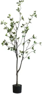 Kunstboom met pot - Nepboom decoratie - 150 cm groen