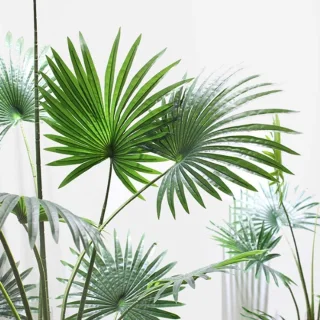Kunstboom - nepboom kunstplant - natuurlijke stammen - 160 cm - One color