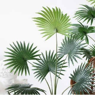 Kunstboom - nepboom kunstplant - natuurlijke stammen - 160 cm - One color