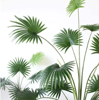 Kunstboom - nepboom kunstplant - natuurlijke stammen - 160 cm - One color