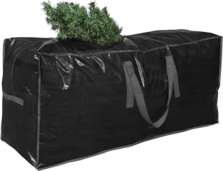 Kunstboom opbergtas 165x38x76 cm zwart
