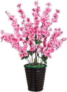 Kunstboom perzikbloesem 75 cm
