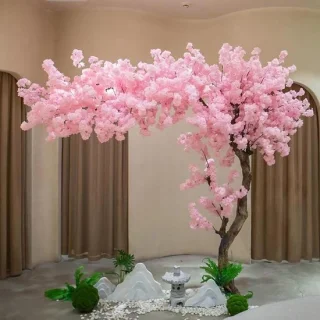 Kunstboom roze