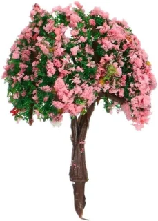 Kunstboom set - miniatuur bomen - modelbouw decoratie - 20 stuks - groen