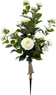 Kunstboom voor buiten, wit, 88 cm hoog