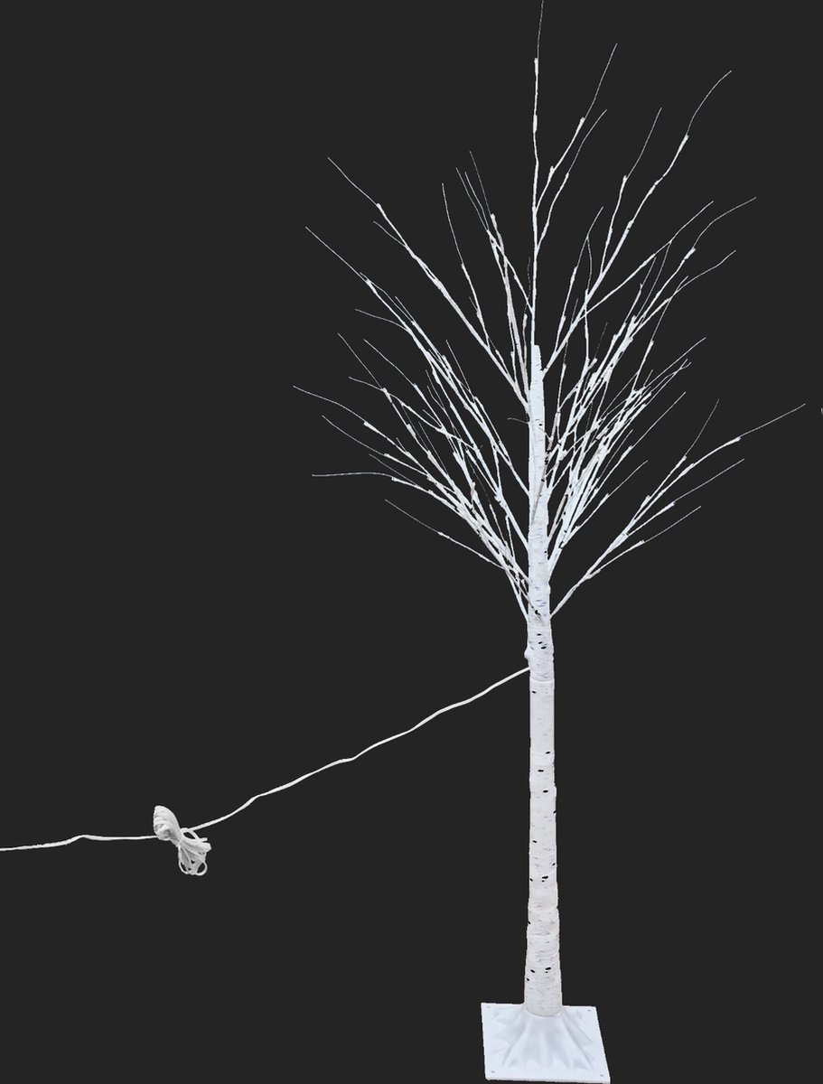 Kunstboom Witte Berken LED 180 cm