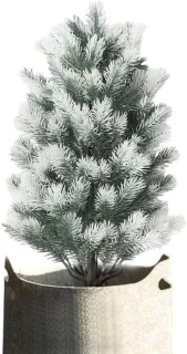 Kunstcederbomen 4 x 20 x 4 cm groen