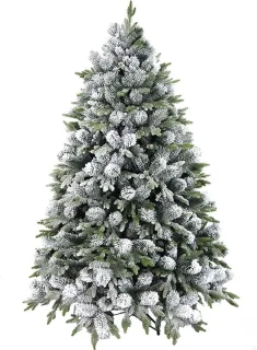 Kunstdennenboom sneeuw 180 cm groen