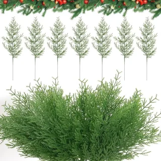 Kunstdennentak 34 cm - Groen
