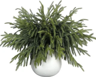 Kunstdennentakken nep ceder takken - 457 cm - groen