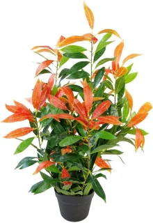 Kunstficusboom rood 80 cm