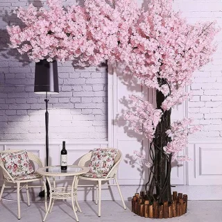 Kunstkersenbloesemboom 1,8 m x 1,5 m - Roze