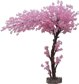 Kunstkersenbloesemboom 1,8 x 1 m lichtroze