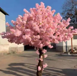 Kunstkersenbloesemboom 1x0,8 m meerkleurig
