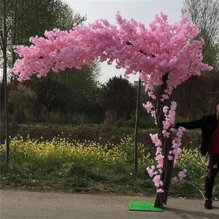 Kunstkersenboom 1x0,6m roze