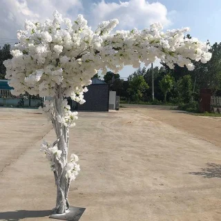 Kunstkersenboom - Bloesemdecoratie - Binnenhuis decoreren - Echte houten stam - Grote uitvoering - Lichtroze