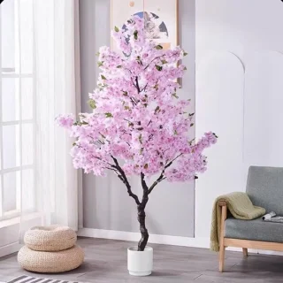 Kunstkersenboom - Nep bloesemboom - Interieur decoratie - H120 cm