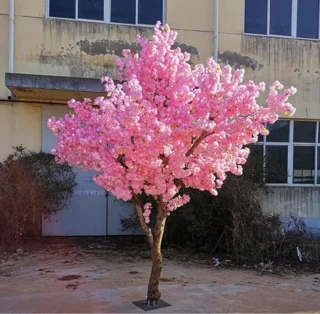 Kunstkersenboom wensboom simulatieplant, roze