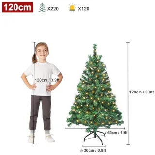 Kunstkerstboom 120 cm - 220 takken
