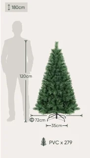 Kunstkerstboom 120 cm