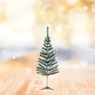 Kunstkerstboom 120 cm besneeuwd