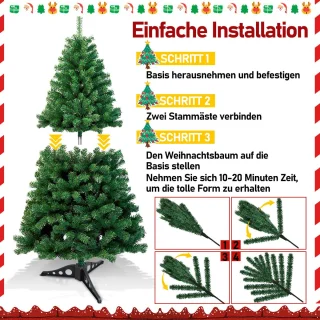 Kunstkerstboom 120 cm - Dennenboom - Groen