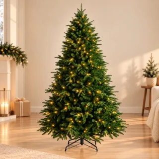 Kunstkerstboom 120 cm met ledverlichting