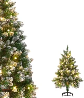 Kunstkerstboom 120 cm met ledverlichting - NAIZY
