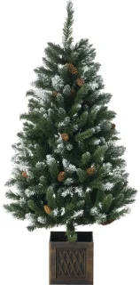 Kunstkerstboom 120 cm met metalen standaard