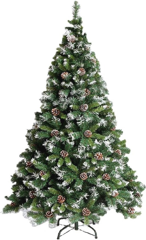 kunstkerstboom 120 cm met sneeuweffect