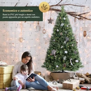 Kunstkerstboom 120 cm met standaard